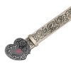 INSPIRE CHIC Women's Retro Goth Love Heart Embossed Punk Y2K Western Waist Belts - 2 of 4