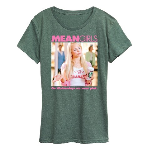 Women's - Mean Girls - Regina On Wednesdays We Wear Pink Short Sleeve Graphic T-Shirt - image 1 of 4