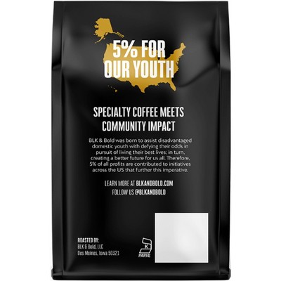 BLK & Bold Specialty Beverages Smoove Operator Dark Roast Ground Coffee - 12oz