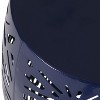 CAVINAS Cylindrical Outdoor End Table, Modern Outdoor Picnic Table, Metal Round Outdoor Table for Balcony, Porch - 4 of 4