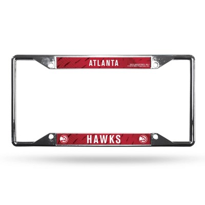 NBA Atlanta Hawks View Chrome License Plate Frame