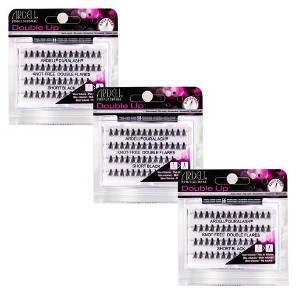 Ardell KnotFree Double Flares Short Black - #61484 (3-pack) - 1 of 4