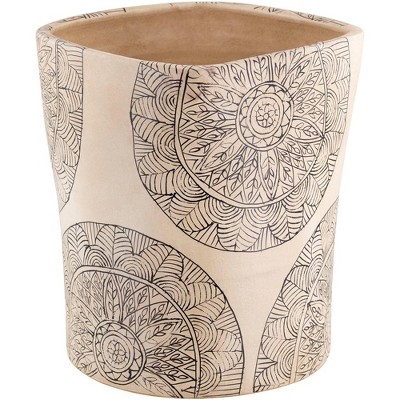 Mark & Day Krivodol 12"H x 10"W x 10"D Traditional White Planter