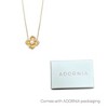 Adornia 14k Gold Plated Flower Encased Freshwater Pearl Necklace - 3 of 3