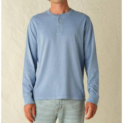 Men's Saltaire Henley Long Sleeve Top - FAIR HARBOR