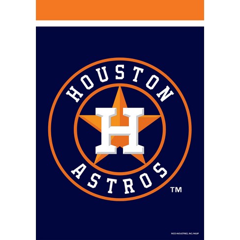 Houston Astros 12 Team Color Flag Sign