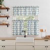 1pc 54"x14" No. 918 Sandbar Seashell Print Semi-Sheer Rod Pocket Kitchen Curtain Valance White - 4 of 4