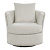 NicBex Modern Swivel Chair with Solid Wood Frame for Living Room, Accent Chair Chenille Upholstery Sofa Chair - 3 of 4