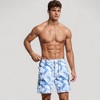 Anna-Kaci Swim Men's Cloud Wash Swim Trunks with Elastic Drawstring Waist and Lightweight Quick-Dry Fabric - 2 of 4