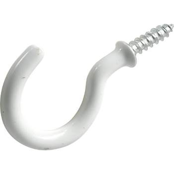Ace Small White Steel 0.875 in. L Cup Hook 8 pk - Ace Hardware