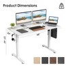 LIVAREEmlen Electric Standing Desk Adjustable Height Sit Stand Home Office Desk with Splice Board - 4 of 4