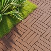 Dolonm 44PCS 12"x12" Plastic Interlocking Deck Tiles - Waterproof Outdoor Flooring for Patio, Pool & Balcony - 4 of 4