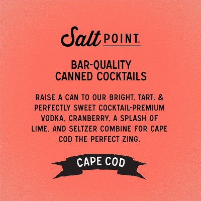 Salt Point Cape Cod Canned Cocktail - 4pk/355ml Cans