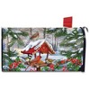 Briarwood Lane Gathered Together Winter Magnetic Mailbox Cover Cardinals Birdfeeder Standard - 3 of 3