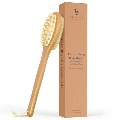 Nevlers Boar Bristle Exfoliating Dry Body Brush Set