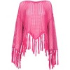 VENUS Womens Fringe Crochet Cover-Up - 4 of 4