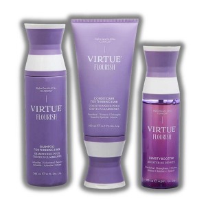 Virtue Flourish Hair Rejuvenation Treatment Kit | ideal for mild to moderate thinning and those seeking a more natural solution. - (3 Month Kit) - 1 of 3
