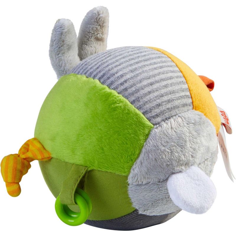 HABA Easter Bunny Ball with Crinkle Ears, Textured Fabric and Rattling Effects, 3 of 9