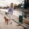 Emma and Oliver Locking Dog Waste Bag Dispenser with Glow in the Dark Sign, Hand Sanitizer Bottle and Rain Guard - 400 Pull Out Header Bags Included - 4 of 4