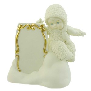Dept 56 Snowbabies 4.5 Inch A Little Message To You Sign Figurines - 1 of 2