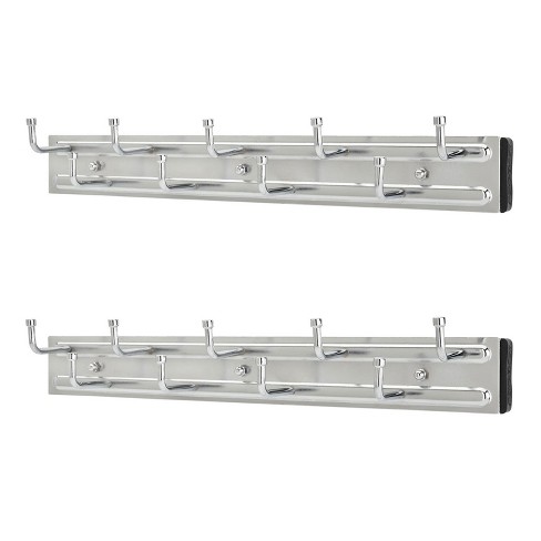 Rev-A-Shelf 14 Pull Out Belt & Scarf Closet Organizer, Chrome