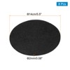 Unique Bargains Durable Felt Fabric Non-Slip Self-Adhesive Elastic Furniture Pads Black 8 Pcs - 2 of 4
