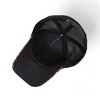 Alilang Glitter Mesh Trucker Hat with Ponytail Slot and Adjustable Strap - 3 of 4