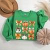 Simply Sage Market Women's Graphic Sweatshirt Coquette Fall Pumpkin and Bows - 3 of 4
