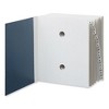 Universal Expanding Desk File, 20 Dividers, Alpha Index, Letter Size, Blue Cover - 3 of 4