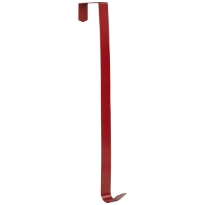 Northlight 14" Red Over the Door Metal Christmas Wreath Hanger - 1 of 4