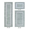 Hotel Bath Rug 100% Premium Cotton Tufted Weave Two Tone Reversible 3 Piece Bathroom Rug Set, Super Soft & Water Absorbent, Machine Washable Bathmat - 2 of 4