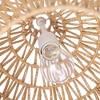 Tika 1-Light Natural Blonde Pendant Lighting with Twine Shade - Globe Electric: ETL Listed, Metal Body, No Switch - image 3 of 4