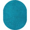 Unique Loom Solid Shag Solid Indoor Woven Area Rug - 2 of 4