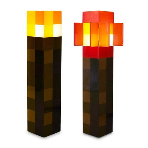 Ukonic Minecraft 2-piece Nightlight | Torch And Redstone Torch :