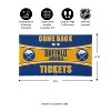 Evergreen Come Back with Tickets Buffalo Sabres 28" x 16" Woven PVC Indoor Outdoor Doormat - 2 of 4
