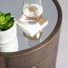 Florencia Round Side Table - SFV5525A - Brass - Safavieh Couture - 2 of 4
