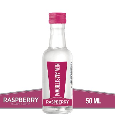 New Amsterdam Raspberry Flavored Vodka - 50ml Plastic Bottle