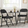 2/4 Pack Folding Chairs, Outdoor Portable Stackable Commercial Seat with Padded Cushion and Back, Metal Frame Chairs for Home - 4 of 4