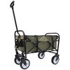 Grungis Folding Shopping Cart with Strap Design,Grocery Cart with All-Terrain Wheels,Utility Cart for Camping,Shopping,Sports,Gardening - 2 of 4