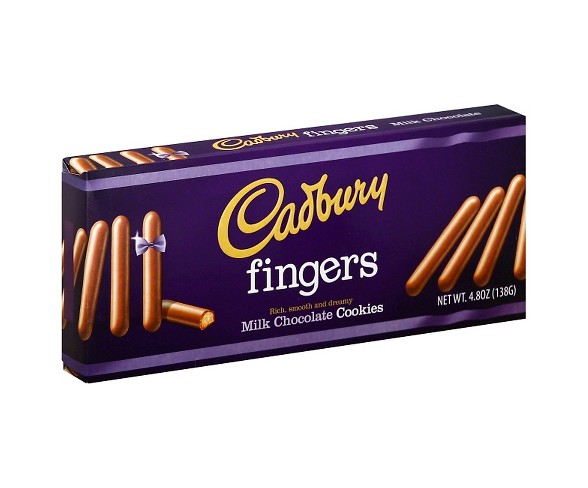 Cadbury Fingers Milk Chocolate Cookies - 4.8oz