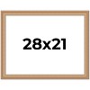 PosterPalooza | Weathered Yellow Picture Frame - UV Acrylic, Backing Board, Hanging Hardware Included - 2 of 4
