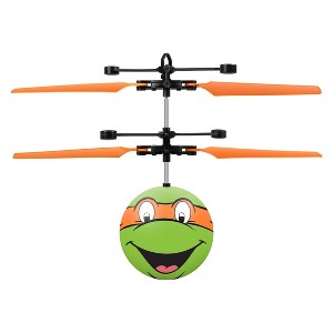 Nickelodeon TMNT Michelangelo UFO Ball Helicopter - 1 of 4