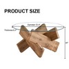 GlasFlength Coffee Tables, Chic and Versatile, Modern and Classic Designs for Every Home, Suitable for Living Room, Brown,33.4”*0.3”*18" - 3 of 4