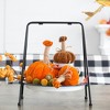 Whisen 4x4x5.5"Pumpkin Ornament, Set of 6 for Holiday Harvest Festival Fall Festival & Thanksgiving - 3 of 4