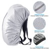 Unique Bargains Waterproof Backpack Rain Cover with Vertical Reflective Strap - 3 of 4
