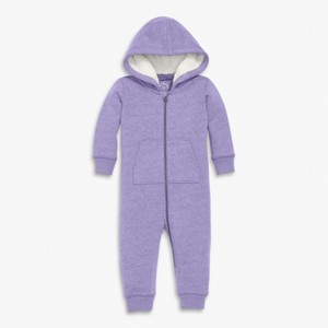 Primary Baby Teddy Fleece-Lined Zip Romper - 1 of 1