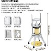 Commercial Vegetable Chopper Stainless Steel French Fry Cutter With 4pcs Blades - 2 of 4