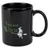 Elanze Designs Village Witch On Broom 11 Ounce Black Ceramic Coffee Mug - 2 of 2