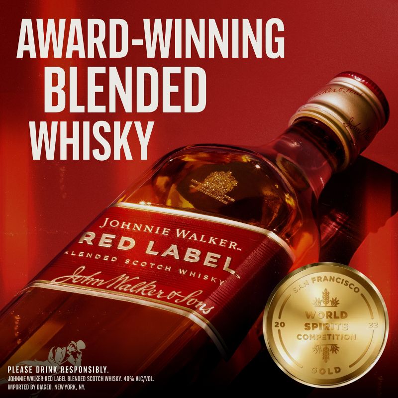 Johnnie Walker Red Label Scotch Whisky - 1.75L Bottle, 2 of 7