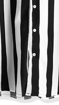black and white